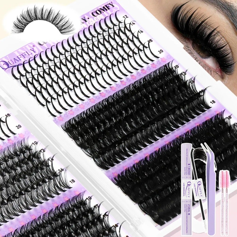 Kit De Extensiones De Pestañas Diy De 10 A 20