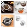 2 Pcs Tea Strainer with Bowl, Stainless Steel Tea Strainer,