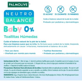 Kit De 12 Paquetes De Toallitas Palmolive Baby 0% 80 Pz C/u