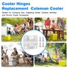 Replacement for Coleman Cooler Hinges Coleman Cooler Parts 5253 6262