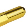 60mm Aluminum M12 x 1.5 6-Point 20mm OD Gold 20