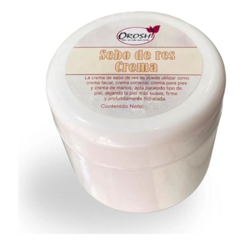 Crema Cebo De Res Facial Hidratante Beef Tallow Natural Todo