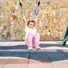 PELLOR Hanging Ninja Rings, Fitness Gymnastic Rings Backyard Playground Training