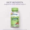 SOLARAY Cayenne Pepper Capsules with Capsaicin - Capsaicin Supplements for