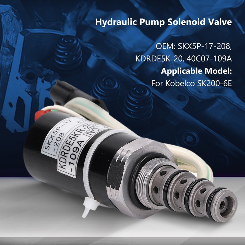 Rotary Solenoid Valve Stainless Steel Hydraulic Pump Control Valve for