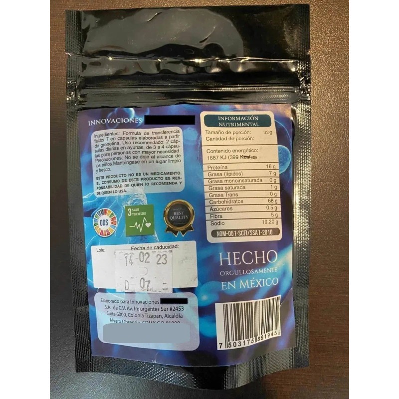 Factor De Transferencia Inmuné Factor 7 2 X 60 Cáps