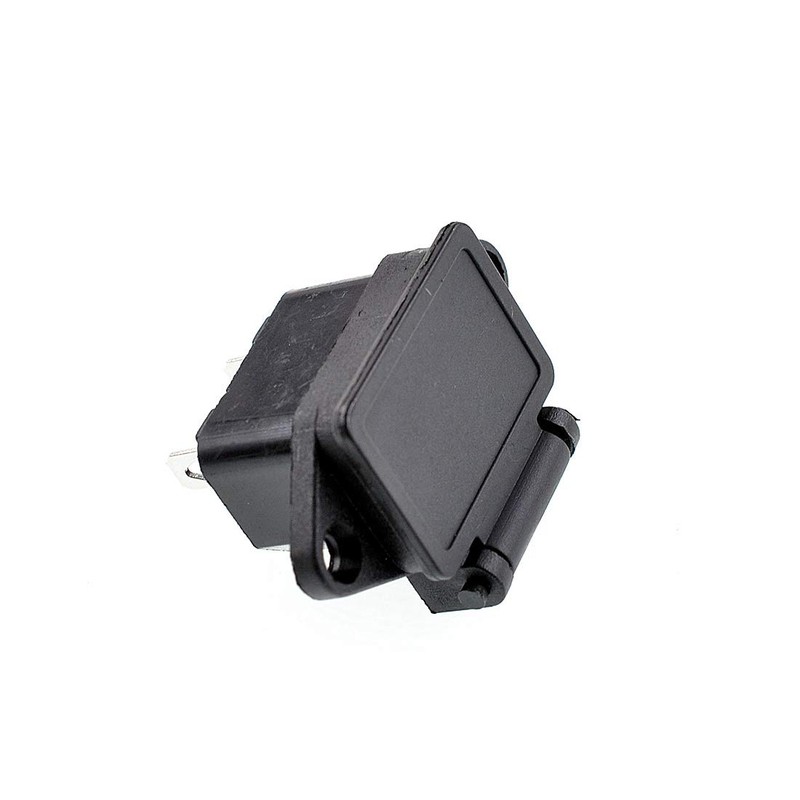 GANASOME 5 Pcs IEC 320 C14 Panel Mount Electrical Plug
