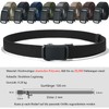 LionVII Elastic Ratchet Belt with Automatic Buckle, Adjustable and Stretchable,