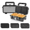 ARLIME 3 in 1 Waffle Maker, 1200W Electric Panini Press