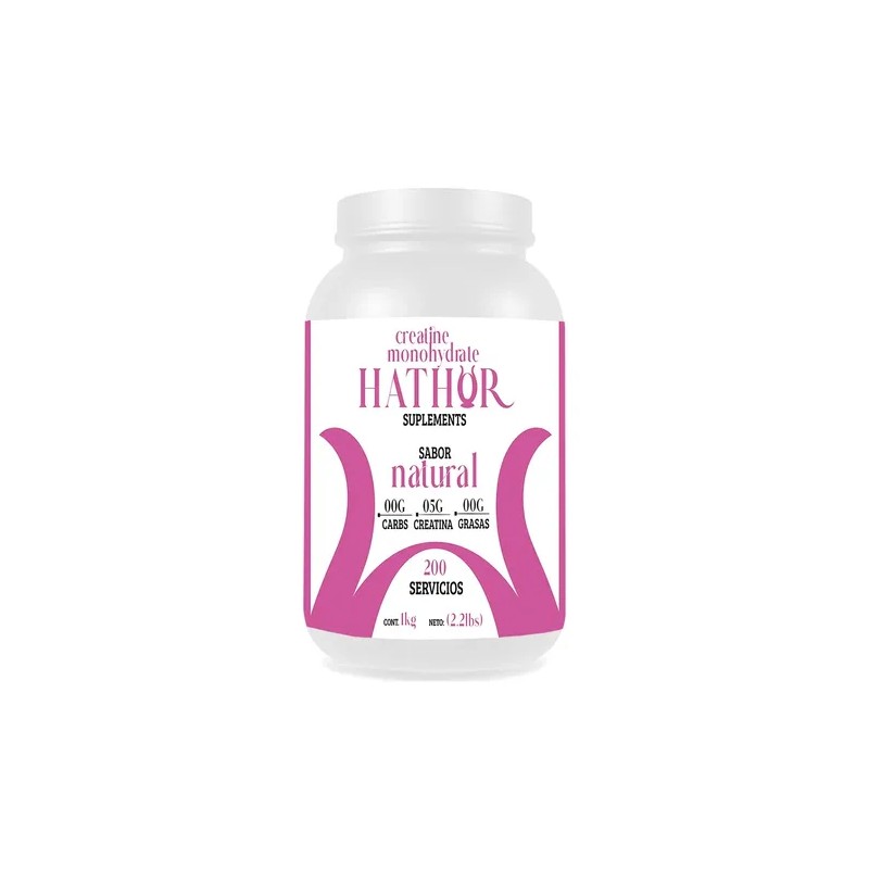 Creatina Monohidratada HeraGen 1kg Sabor Natural Polvo Deportivo
