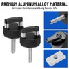 Racewill 8PCS Black Hard Top Quick Removal Fastener Thumb Screws