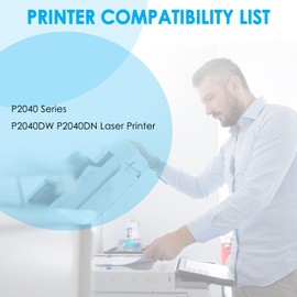 LeciRoba Premium TK-1162 Black Compatible Toner Cartridge for ECOSYS P2040dw / P2040dn Model Laser Printers (1T02RY0US0, Black, 1-Pack)