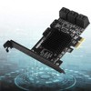 PCE8SAT-M01 PCI-E to SATA 3.0 Card Controller Expansion Card 8-Port