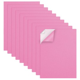 MEARCOOH - Hojas de espuma autoadhesivas, color rosa, 9 x 12 pulgadas, 2 mm, papel de espuma EVA calcomanía para manualidades, marcos de fotos, aula, álbumes de recortes, manualidades de Navidad