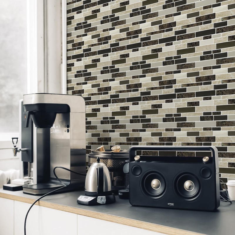 WOWSTAR 10-Sheet Peel and Stick Backsplash Tile for Kitchen Wall,