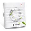 Aigostar Bathroom Fan 100 mm with Overflow Exhaust Fan Kitchen,