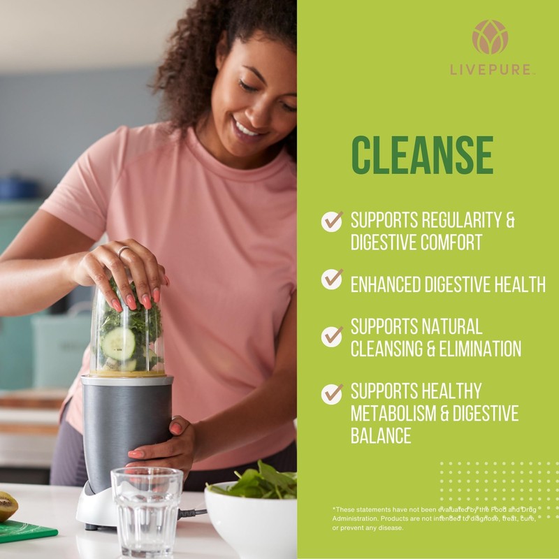 PURE Live Cleanse | Vegan Formula for Better Digestion &