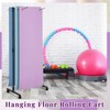 DaisyInner Hanging Yoga Mat Rolling Cart on Wheels Large Capacity