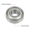 sourcing map 2 Pcs 6201ZZ Deep Groove Ball Bearing 12x32x10mm