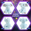 BSTAOFY 12‘’ Musical Light Up Elephant Plush Toy Floppy LED