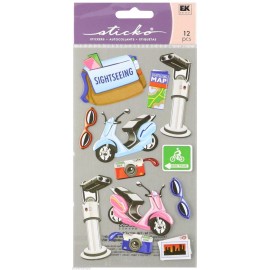 EK Success Sticko Stickers Sightseeing Tourists 12 Pcs.