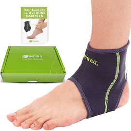 SENTEQ Ankle Brace for Men & Women- Compression Support for Sprained Ankles and Plantar Fasciitis, Elastic Neoprene Slim Sleeve for Jogging and Running, Ankle Stabilizer and Support for Walkers (5XL)