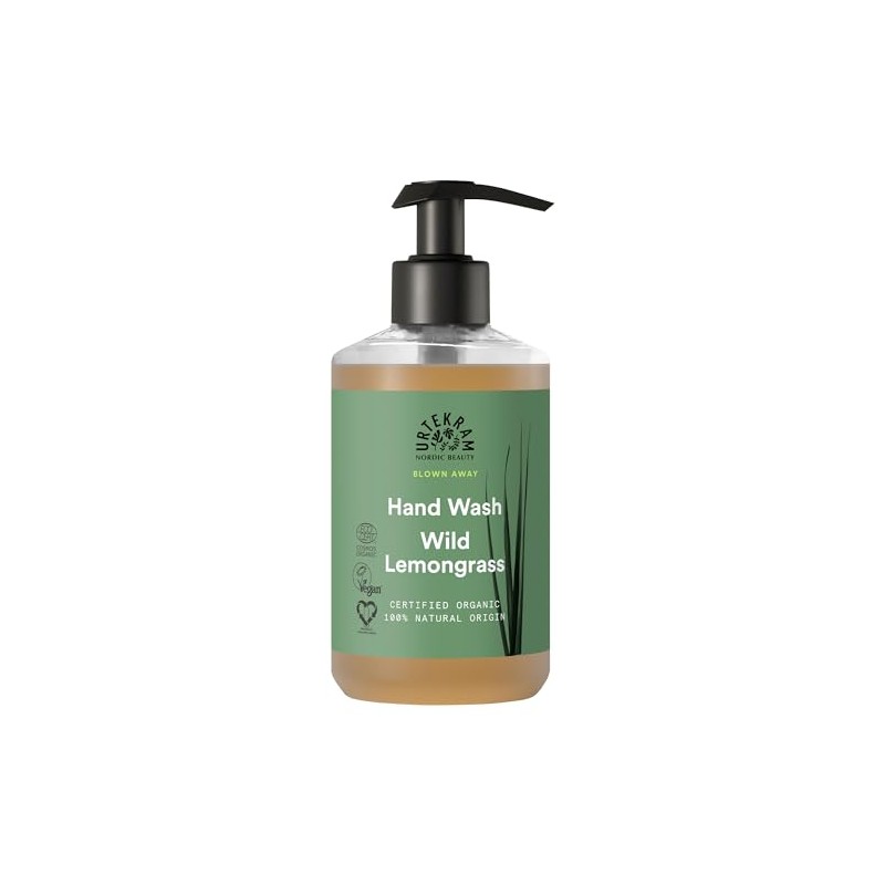 Urtekram Handwash Wild Lemongrass Natural and Organic Liquid Soap 300ml