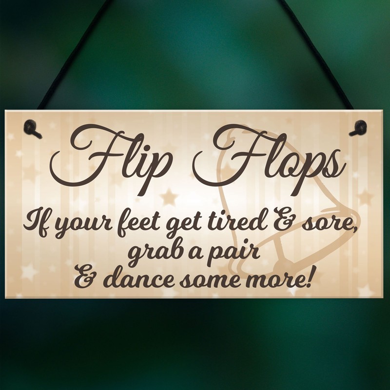 RED OCEAN Flip Flop Grab A Pair And Dance Wedding