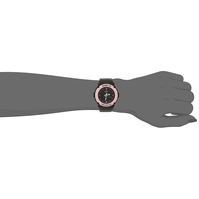 Casio Baby-G BGA-270 Series Wristwatch, Black x Vivid Pink