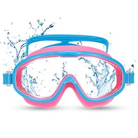 Funní Día Children Swimming Goggles, No Leaking Anti-Fog Panoramic Clear Vision Swim Goggles for Kids CF-9109