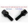 BWA Set of 4 Chrome Wheel Bolt Lock Cone Seat