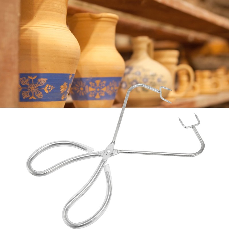 Dipping Tong Pottery Tool Stainless Steel High Strength Simple Shape