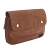 TOURBON Wax Canvas Bike Panniers Bicycle Tool Pouch Handlebar Bag