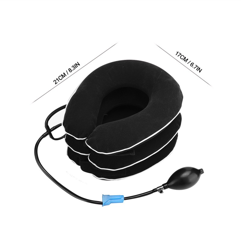 Inflatable Cervical Collar Adult Home Neck Stretching Devices Traction Support