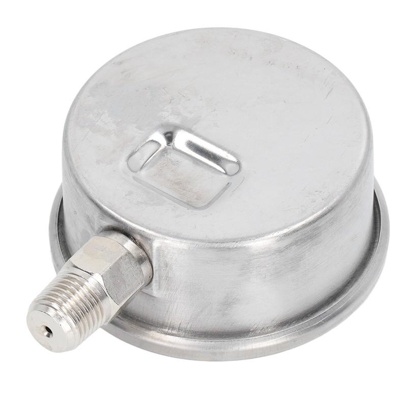 Pressure Gauge Stainless Steel Vibration Resistant Oil Manometer 1/4in NPT