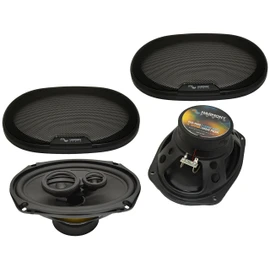 Harmony Audio Bundle Compatible with 2006-2010 Dodge Ram Truck 2500/3500 HA-R69 HA-R5 New Factory Speaker Replacement Upgrade Package