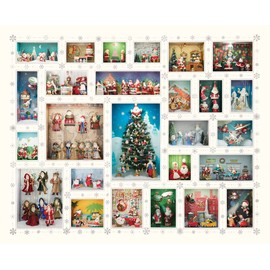 Springbok Puzzles - Santa's World - 1000 Piece Jigsaw Puzzle - Large 30 Inches by 24 Inches Puzzle - Made in USA - Unique Cut Interlocking Pieces
