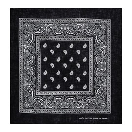 Laciteinterdite Set of 3 Paisley Bandanas for Men and Women, 57 x 57 cm One Size red