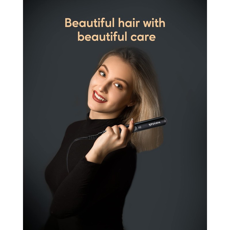 Wavytalk Mini Flat Iron 0.7 Inch Ceramic Mini Hair Straightener,