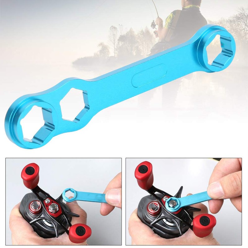 sunfany Fishing Reel Wrench Aluminum Fishing Reel Repair Maintenance Tool