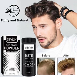 Unisex Hair Volume Powder - Instant Root Lift & Natural Volumizing for Thin/Fine Hair - Oil-Absorbing Styling Powder for Fluffy Texture & All-Day Hold (Malaysia Ready Stock)