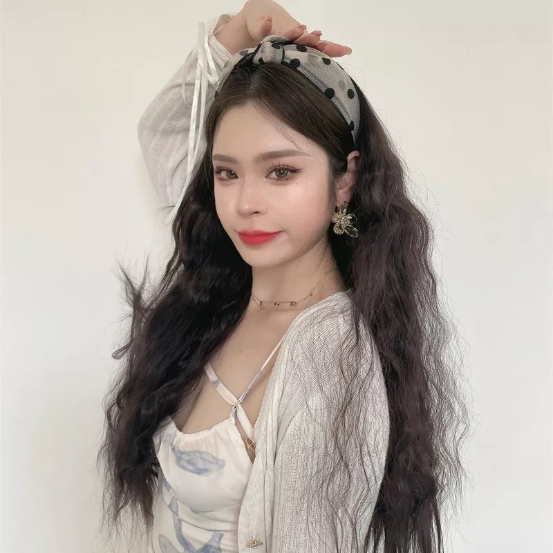 generic T Peluca Morada Larga Ondulada Para Mujer