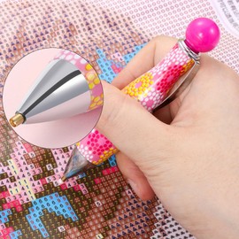 5D Diamond Art Painting Pen Embroidery Painting Drill Pen Fillable Diamond Applicator for Nail Art, Rhinestone Craft