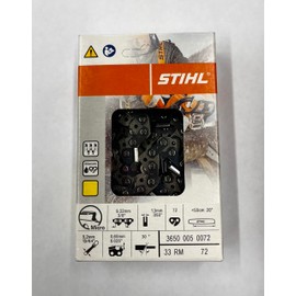 33RM 72 STIHL NEW CHAINSAW CHAIN SAW 20 in. 3/8 .50 72 DRIVES BLADE AGGRESSIVE