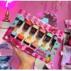 12 Tintas Labiales Forma De Paleta Larga Duración Lip Tint