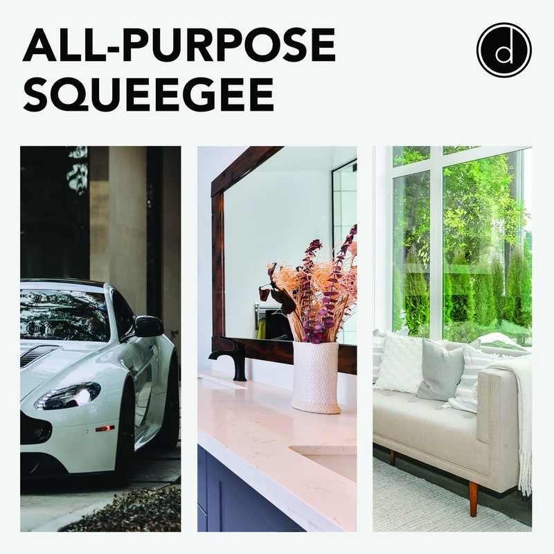 Squeegee for Shower Door, Car Windshield, and Glass Window -