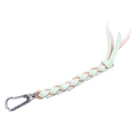 [Leather King] Hard Baseball Glove Leather Keychain (Light Blue)