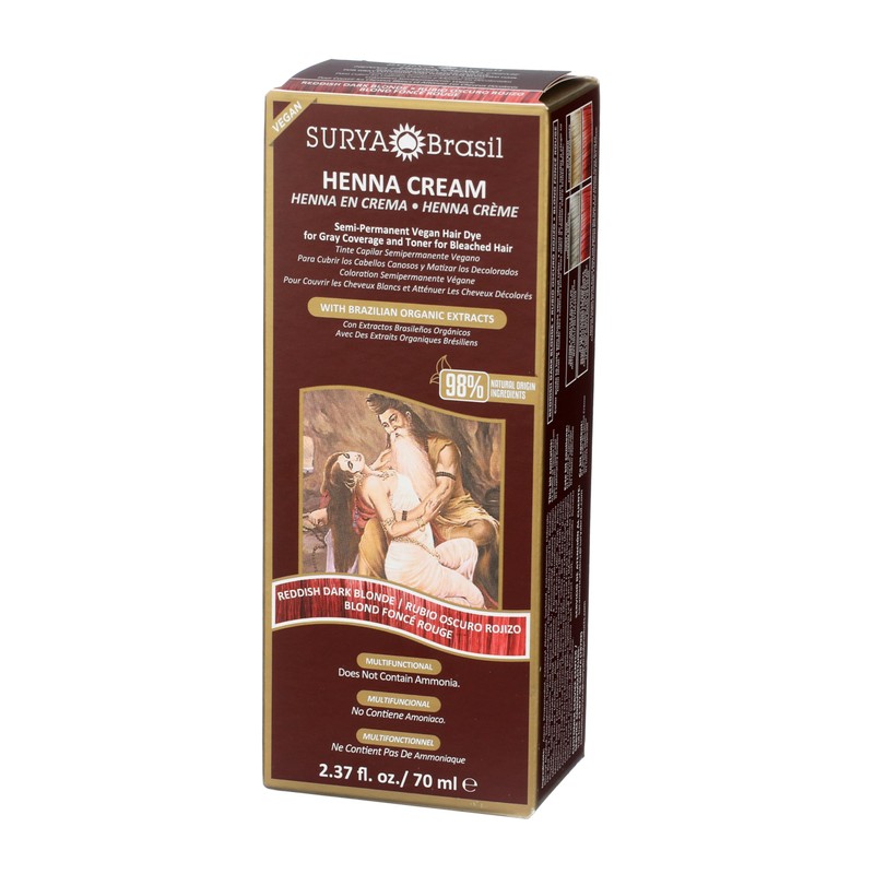 Surya Brasil - Reddish Dark Blonde Semi Permanent Henna Cream