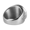 HZMAN St. Michael Ring for Men Women Stainless Steel San