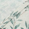 VOGOL Window Treatment Curtains, Country Rustic Style Leaves Pattern Printed